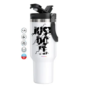 Just do it, Mega Travel Mug / Κούπα Ταξιδίου, διπλού τοιχώματος (θερμό) 1,2L