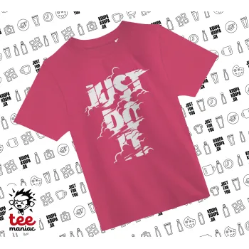 Just do it, ΡΟΖ παιδικό T-Shirt από 100% βαμβάκι, για κάθε μέρα. Vegan & OEKO-TEX πιστοποιημένο.