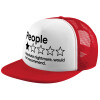 Καπέλο Ενηλίκων Soft Trucker με Δίχτυ Red/White (POLYESTER, ΕΝΗΛΙΚΩΝ, UNISEX, ONE SIZE)