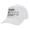 Καπέλο Ενηλίκων Structured Trucker, με Δίχτυ, ΛΕΥΚΟ (100% ΒΑΜΒΑΚΕΡΟ, ΕΝΗΛΙΚΩΝ, UNISEX, ONE SIZE)
