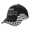 Καπέλο Ενηλίκων Ultimate ΜΑΥΡΟ RACING, (100% ΒΑΜΒΑΚΕΡΟ DRILL, ΕΝΗΛΙΚΩΝ, UNISEX, ONE SIZE)