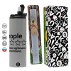 Easter candle with Grey Tumbler Thermo 600ml & aromatic flat candle (30cm) (GREY)