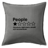 Sofa cushion Grey 50x50cm includes filling