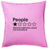 Sofa cushion Pink 50x50cm includes filling