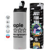 Tumbler ποτήρι θερμό ΓΚΡΙ από ανοξείδωτο ατσάλι 600ml