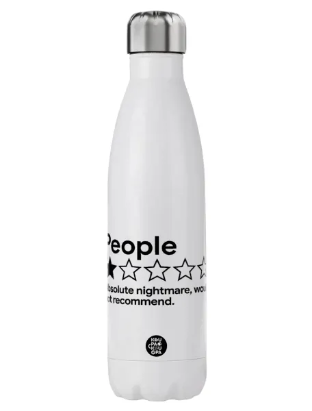 People One Star Rating Would Not Recommend — Stainless steel, double-walled, 750ml