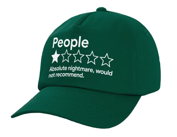 People One Star Rating Would Not Recommend — Twill Καπέλο παιδικό Bottle Green (100% ΒΑΜΒΑΚΕΡΟ, ΠΑΙΔΙΚΟ, UNISEX)