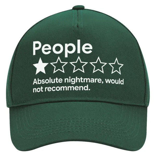 People One Star Rating Would Not Recommend — Καπέλο Ενηλίκων Ultimate ΠΡΑΣΙΝΟ, (100% ΒΑΜΒΑΚΕΡΟ DRILL, ΕΝΗΛΙΚΩΝ, UNISEX, ONE SIZE)