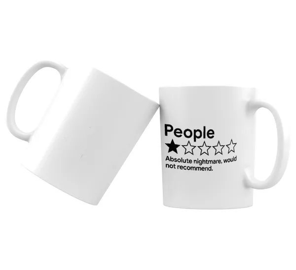 People One Star Rating Would Not Recommend — Κούπα, κεραμική, 330ml