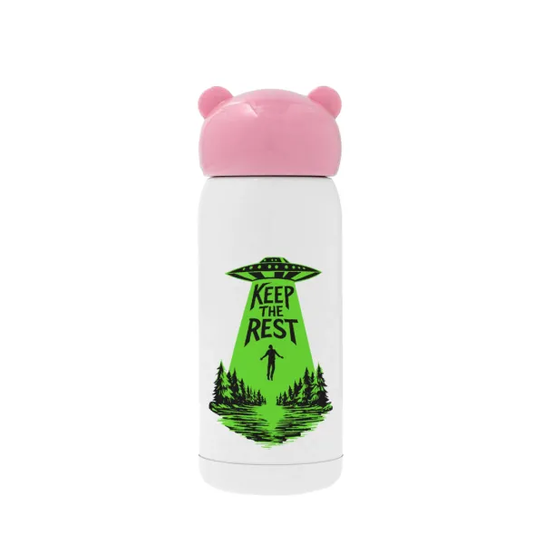 Keep the Rest — Ροζ ανοξείδωτο παγούρι θερμό (Stainless steel), 320ml
