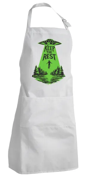 Keep the Rest — Adult Chef Apron (with sliders and 2 pockets)