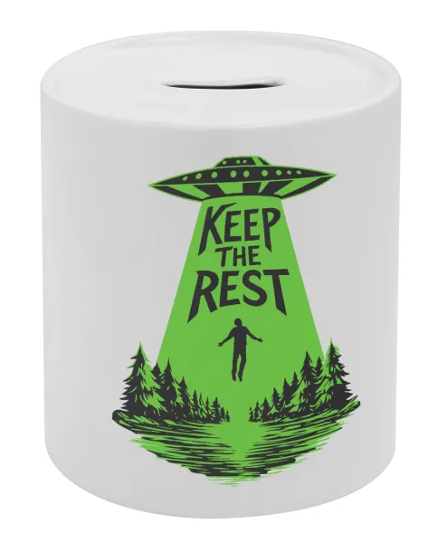 Keep the Rest — Κουμπαράς πορσελάνης με τάπα