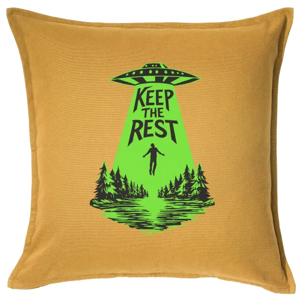 Keep the Rest — Sofa cushion YELLOW 50x50cm includes filling