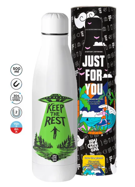 Keep the Rest — Μεταλλικό παγούρι θερμός (Stainless steel), 500ml