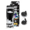 Travel Tumbler θερμό με διπλό καπάκι, μεταλλικό καλαμάκι και βούρτσα καθαρισμού (Ανωξείδωτο 304 Food grade, BPA free, 600ml)