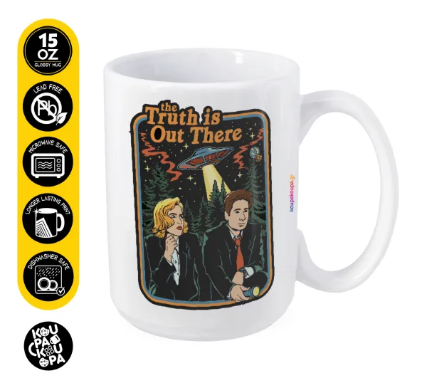 The truth is out there — Mega mug, ceramic, 450ml