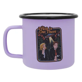 The truth is out there, Κούπα Μεταλλική εμαγιέ ΜΑΤ Light Pastel Purple 360ml