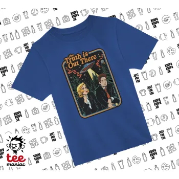 The truth is out there, ΜΠΛΕ Παιδικό T-Shirt από 100% βαμβάκι, για κάθε μέρα. Vegan & OEKO-TEX πιστοποιημένο.
