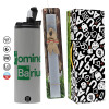Πασχαλινή Λαμπάδα με Travel Tumbler θερμό (600ml, BPA free) & κερί αρωματικό πλακέ (30cm) (ΓΚΡΙ)