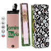 Πασχαλινή Λαμπάδα με  ΡΟΖ Travel Tumbler θερμό (600ml, BPA free) & κερί αρωματικό πλακέ (30cm) (ΡΟΖ)
