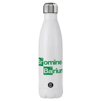 Breaking Bad Parody Bromine Barium, Μεταλλικό παγούρι θερμός (Stainless steel), διπλού τοιχώματος, 750ml