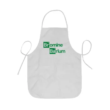 Breaking Bad Parody Bromine Barium, Ποδιά Σεφ ολόσωμη κοντή  Παιδική (44x62cm)