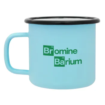 Breaking Bad Parody Bromine Barium, Κούπα Μεταλλική εμαγιέ ΜΑΤ σιέλ 360ml