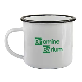 Breaking Bad Parody Bromine Barium, Κούπα εμαγιέ με μαύρο χείλος 360ml