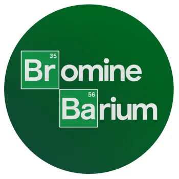 Breaking Bad Parody Bromine Barium, Mousepad Στρογγυλό 20cm
