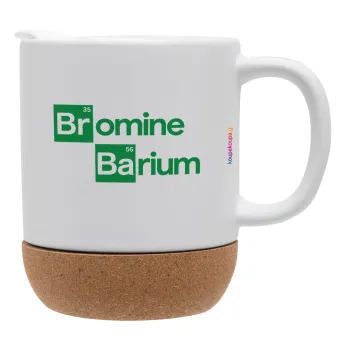 Breaking Bad Parody Bromine Barium, Κούπα, κεραμική με βάση φελού και καπάκι (ΜΑΤ), 330ml