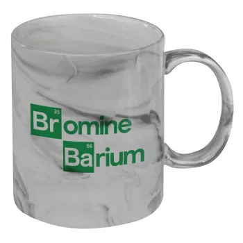 Breaking Bad Parody Bromine Barium, Κούπα κεραμική, marble style (μάρμαρο), 330ml