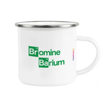 Breaking Bad Parody Bromine Barium, Κούπα Μεταλλική εμαγιέ λευκη 360ml