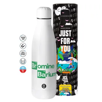 Breaking Bad Parody Bromine Barium, Μεταλλικό παγούρι θερμός (Stainless steel), 500ml