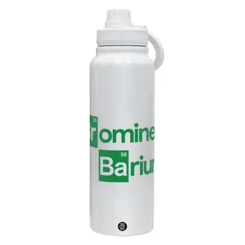 Breaking Bad Parody Bromine Barium, Θερμός 1L Ανοξείδωτο με Βάση Κινητού & Διπλά Τοιχώματα