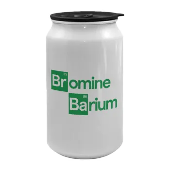 Breaking Bad Parody Bromine Barium, Κούπα ταξιδιού μεταλλική με καπάκι (tin-can) 500ml