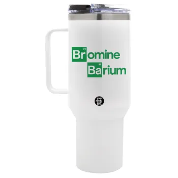 Breaking Bad Parody Bromine Barium, Mega Tumbler με καπάκι, διπλού τοιχώματος (θερμό) 1,2L