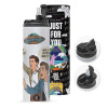 Travel Tumbler θερμό με διπλό καπάκι, μεταλλικό καλαμάκι και βούρτσα καθαρισμού (Ανωξείδωτο 304 Food grade, BPA free, 600ml)