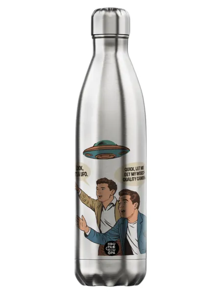 Look! It's a UFO — Inox (Stainless steel) hot metal mug, double wall, 750ml