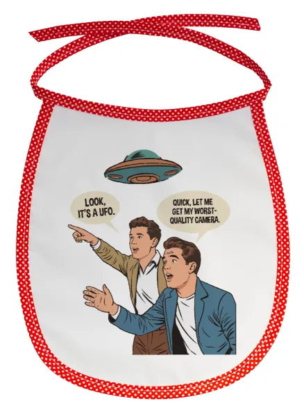 Look! It's a UFO — αλέκιαστη με κορδόνι Κόκκινη