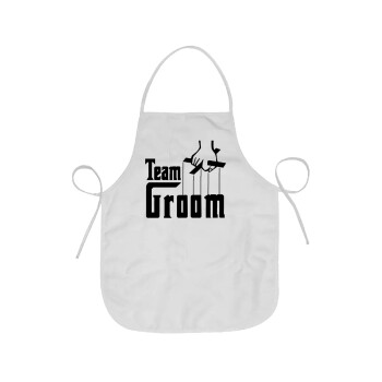 Team Groom, Chef Apron Short Full Length Adult (63x75cm)