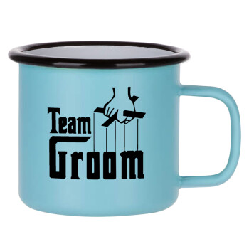 Team Groom, Κούπα Μεταλλική εμαγιέ ΜΑΤ σιέλ 360ml