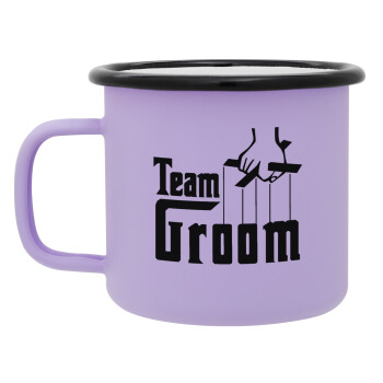 Team Groom, Κούπα Μεταλλική εμαγιέ ΜΑΤ Light Pastel Purple 360ml
