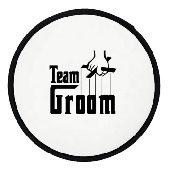 Team Groom, Βεντάλια υφασμάτινη αναδιπλούμενη με θήκη (20cm)