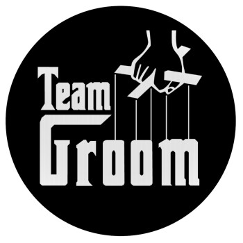 Team Groom, Mousepad Round 20cm