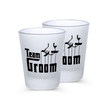 Team Groom, Σφηνοπότηρα γυάλινα 45ml του πάγου (2 τεμάχια)
