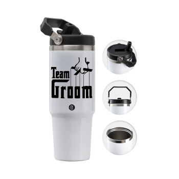 Team Groom, Θερμός Ανοξείδωτο 30oz με χερούλι