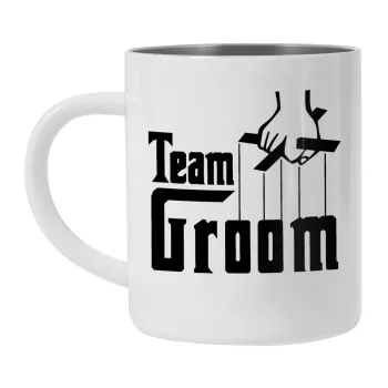 Team Groom, Mug Stainless steel double wall 300ml