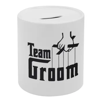Team Groom, Κουμπαράς πορσελάνης με τάπα