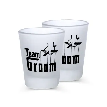 Team Groom, Σφηνοπότηρα γυάλινα 45ml του πάγου (2 τεμάχια)