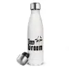 Metal mug thermos White (Stainless steel), double wall, 500ml
